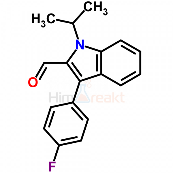 2-Формил-3-(4-фторфенил)-1-N-изопропил индол