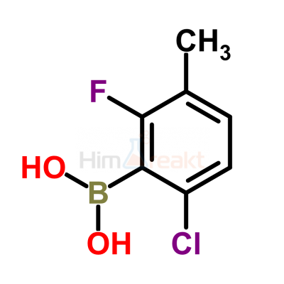 2-Хлор-6-фтор-5-метилфенилборная кислота