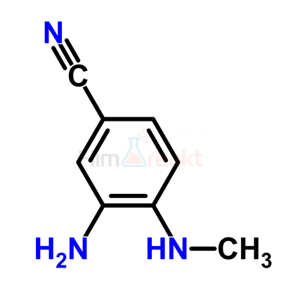 3-Амино-4-(метиламино)бензонитрил