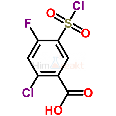 2-Хлор-5-хлорсульфонил-4-фторбензойная кислота