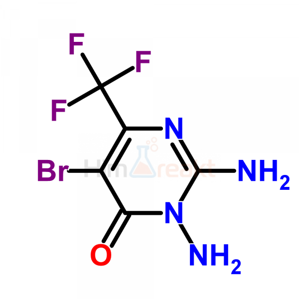 2,3-Диамино-5-бром-6-(трифторметил)-4(3H)-пиримидинон