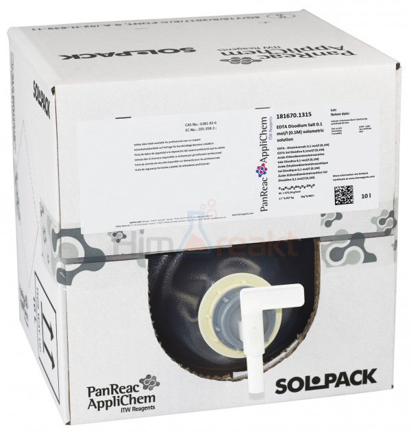 ЭДТА динатриевая соль, 0,1 моль/л р-р, станд.р-р, SV