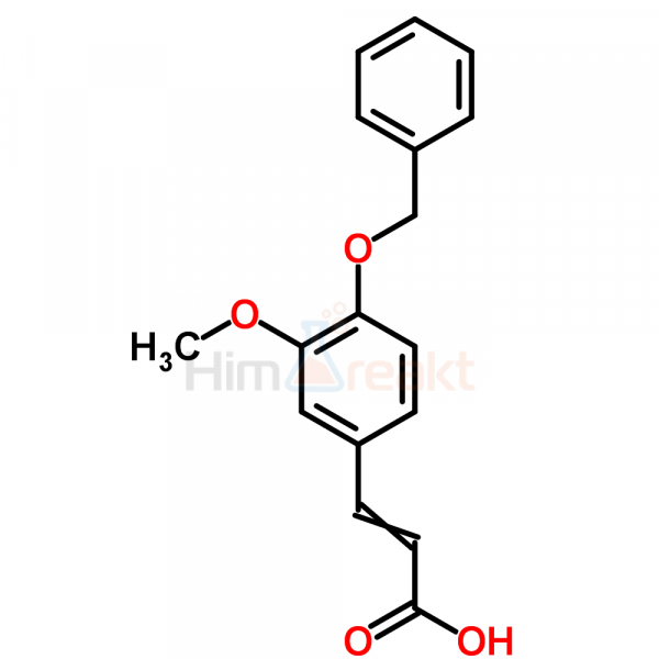 4-Бензилокси-3-метоксикоричной кислота
