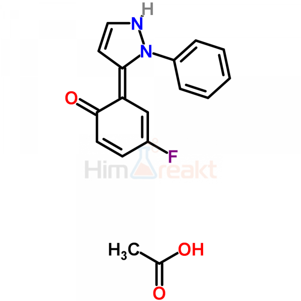 4-Фтор-2-(1-фенил-1h-пиразол-5-ил)фенол ацетат