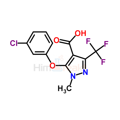 5-(3-Хлорфенокси)-1-метил-3-(трифторметил)-1H-пиразол- 4-карбоновая кислота