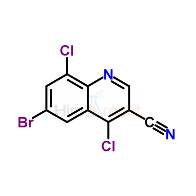 6-Бром-4,8-дихлор-куинолин-3-карбонитрил