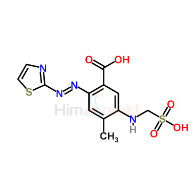 4-Метил-5-(сульфометиламино)-2-(2-тиазолилазо)бензойная кислота