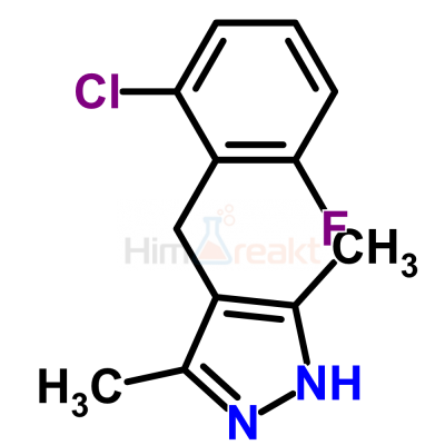 4-(2-Хлор-6-фторбензил)-3,5-диметил-1H-пиразол