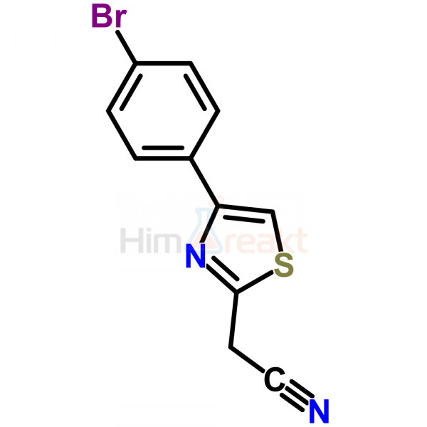 4-(4-Бромфенил)-2-тиазолацетонитрил