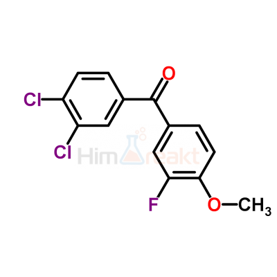 3,4-Дихлор-3'-фтор-4'-метоксибензофенон