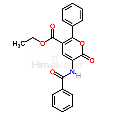 Этил 3-(бензоиламино)-2-оксо-6-фенил-2H-пиран-5-карбоксилат