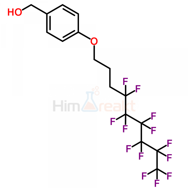 4-(4,4,5,5,6,6,7,7,8,8,9,9,9-Тридекафторнонилокси)спирт бензиловый