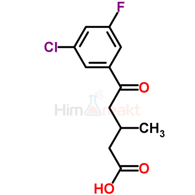 5-(3-Хлор-5-фторфенил)-3-метил-5-оксовалериановая кислота