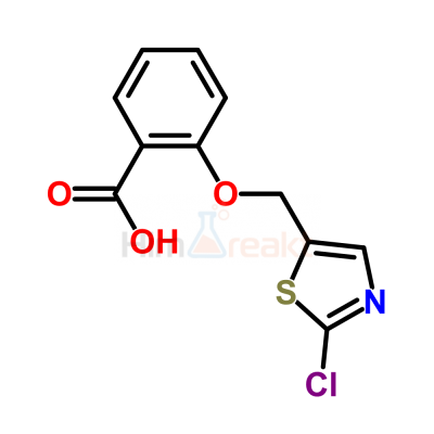 2-[(2-Хлор-1,3-тиазол-5-ил)метокси]бензолкарбоновая кислота