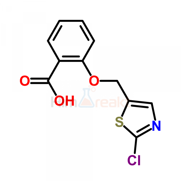 2-[(2-Хлор-1,3-тиазол-5-ил)метокси]бензолкарбоновая кислота