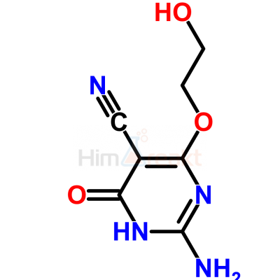 2-Амино-4-(2-гидроксиэтокси)-6-оксо-1,6-дигидро-5-пиримидинкарбонитрил