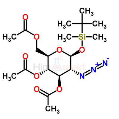 1-O-трет-бутилдиметилсилил 2-азидо-2-деокси-бета-d-глюкопиранозид 3,4,6-триацетат