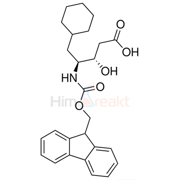 (3S,4S)-4-(9-флуоренилметилоксикарбонил)амино-5-циклогексил-3-гидрокси-пентановая кислота
