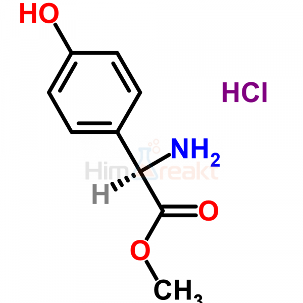 (R)-амино-(4-гидроксифенил)уксусная кислота метиловый эфир гидрохлорид