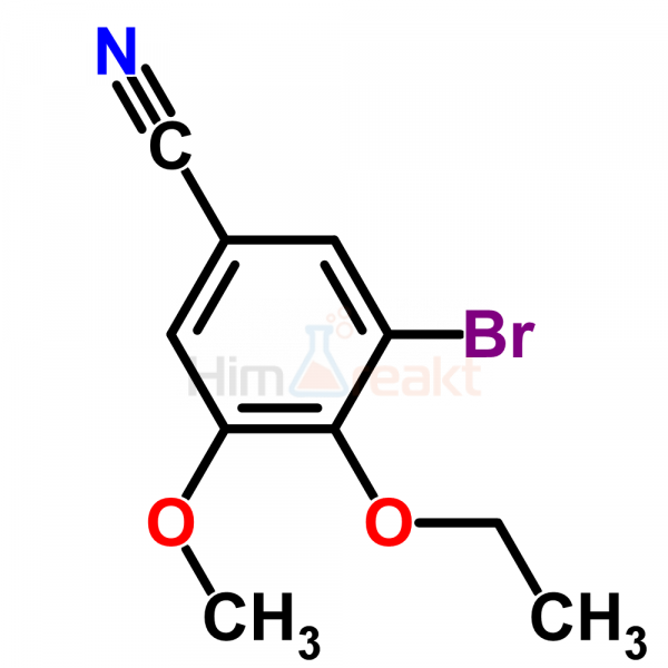 3-Бром-4-этокси-5-метоксибензонитрил