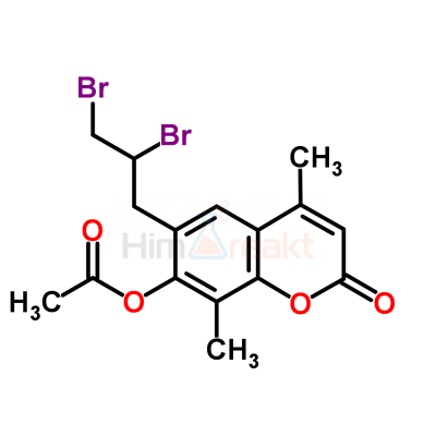 7-Ацетокси-6-(2,3-дибромпропил)-4,8-диметилкоумарин
