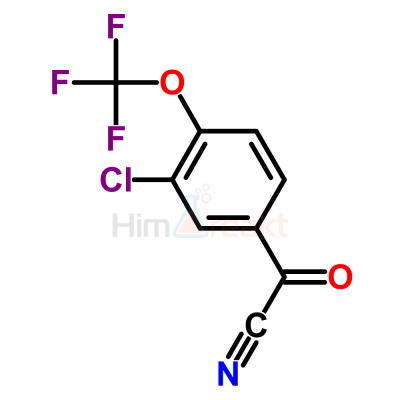 3-Хлор-4-(трифторметокси)бензоил цианид