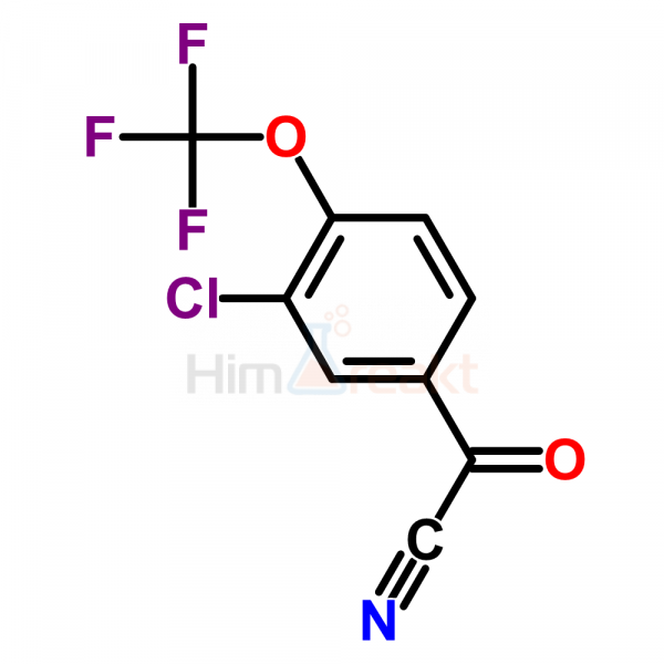 3-Хлор-4-(трифторметокси)бензоил цианид
