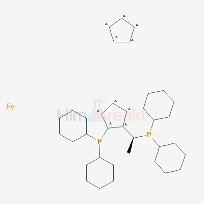 (S)-(+)-1-[(R)-2-(дициклогексилфосфино)ферроценил] этилдициклогексилфосфин