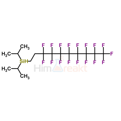 Диизопропил(3,3,4,4,5,5,6,6,7,7,8,8,9,9,10,10,10-гептадекафтордецил)силан