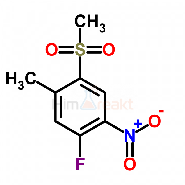 1-Фтор-5-метил-4-(метилсульфонил)-2-нитробензол