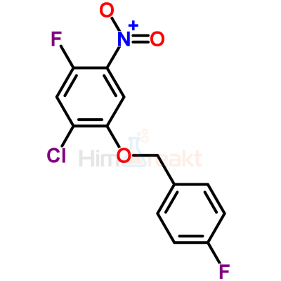 1-Хлор-5-фтор-2-[(4-фторбензил)окси]-4-нитробензол