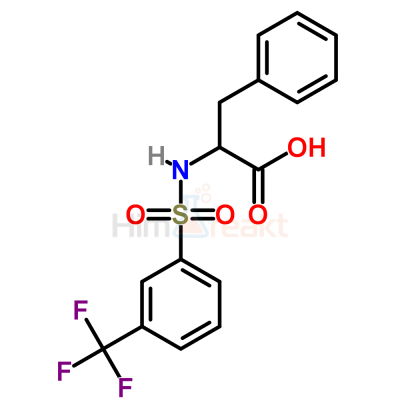 3-Фенил-2-({[3-(трифторметил)фенил]сульфонил}амино)пропановая кислота