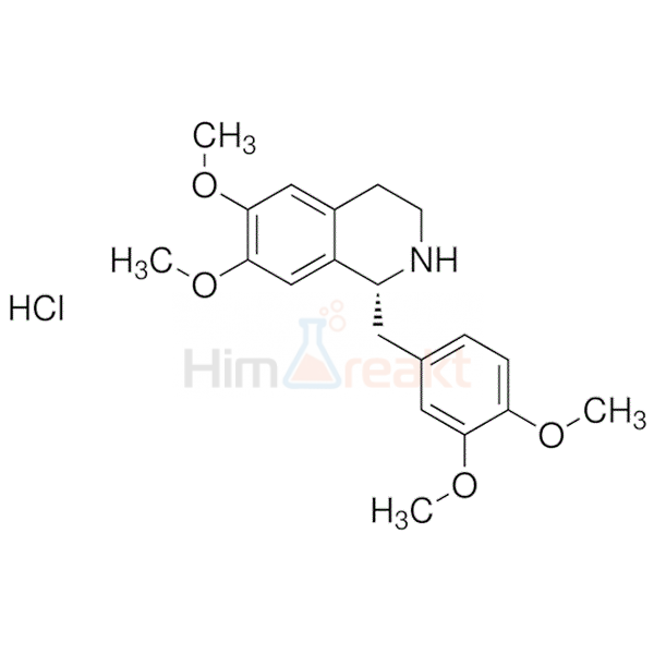 (R)-1-(3,4-диметокси-бензил)-6,7-диметокси-1,2,3,4-тетрагидро-изокуинолин гидрохлорид