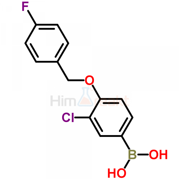 3-Хлор-4-(4'-фторбензилокси)фенилборная кислота