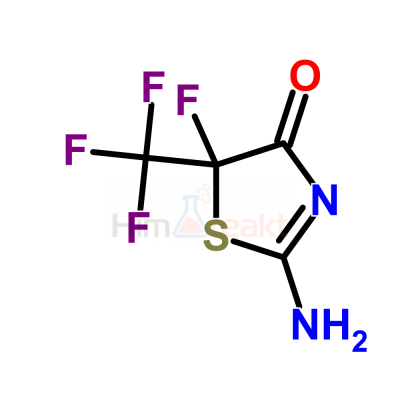 2-Амино-5-фтор-5-(трифторметил)тиазол-4-он