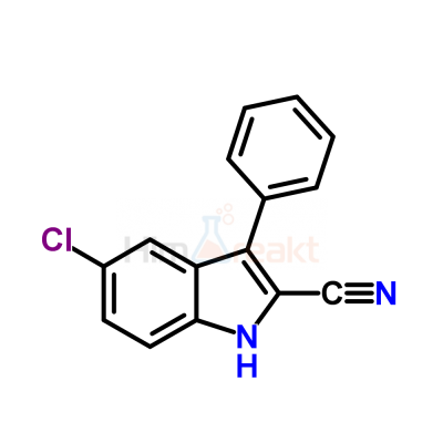 5-Хлор-3-фенил-1H-индол-2-карбонитрил