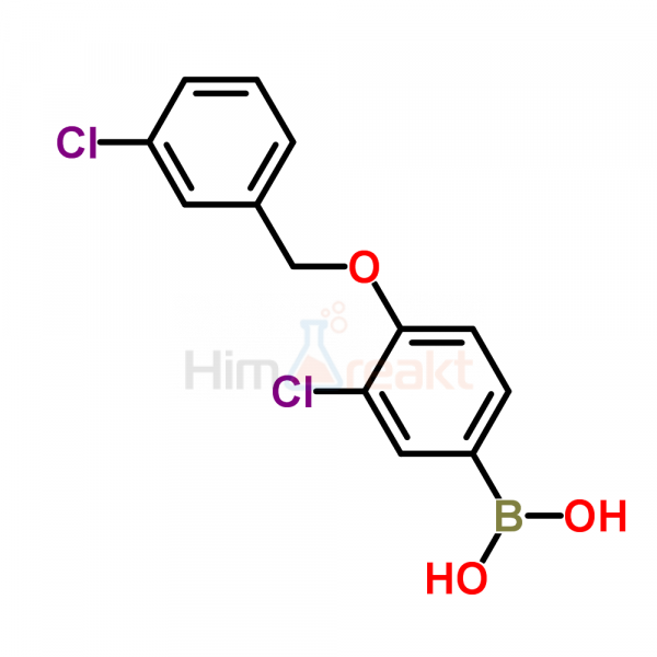 3-Хлор-4-(3'-хлорбензилокси)фенилборная кислота
