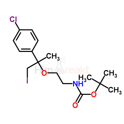 Трет-бутил 2-[-1-(4-хлорфенил)-2-йодо-1-метилэтокси]этилкарбамит
