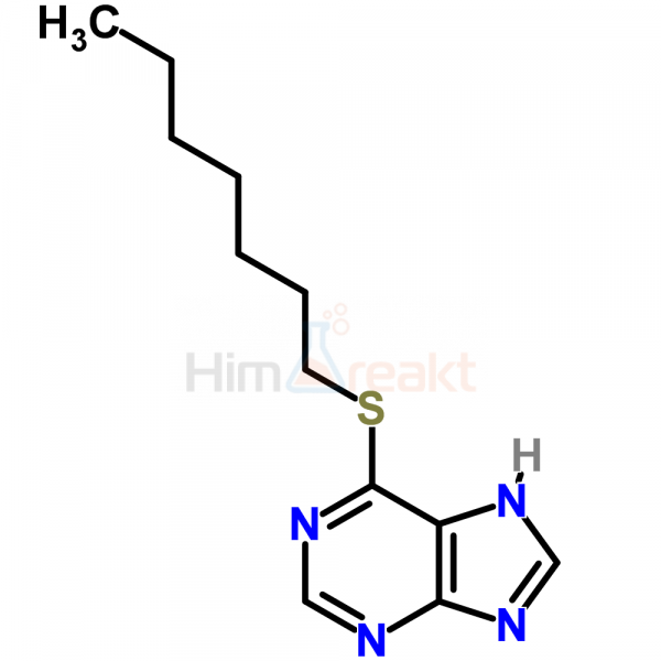 6-N-гептилмеркаптопурин
