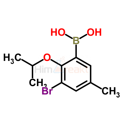 3-Бром-2-изопропокси-5-метилфенилборная кислота