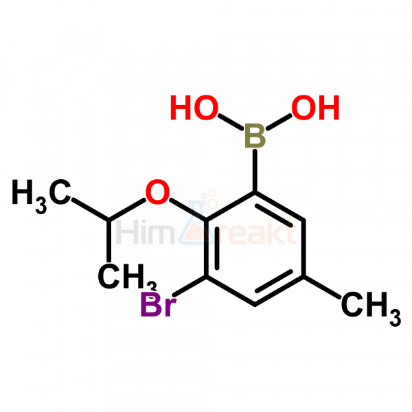 3-Бром-2-изопропокси-5-метилфенилборная кислота