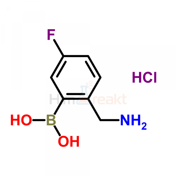 (2-Аминометил-5-фтор)фенилборная кислота гидрохлорид