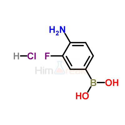 4-Амино-3-фторфенилборная кислота гидрохлорид