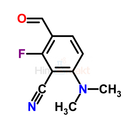 3-Циано-4-диметиламино-2-фторбензальдегид