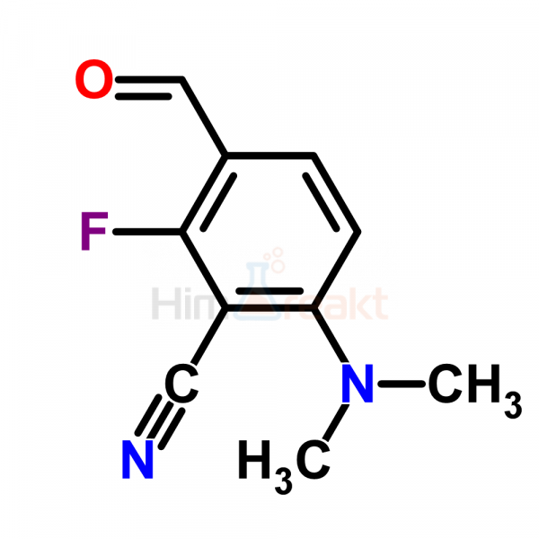 3-Циано-4-диметиламино-2-фторбензальдегид