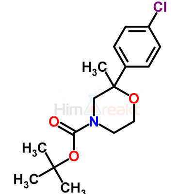 Трет-бутил 2-(4-хлорфенил)-2-метилморфолин-4-карбоксилат
