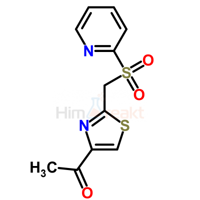 1-(2-[(2-Пиридилсульфонил)метил]-1,3-тиазол-4-ил)этан-1-он