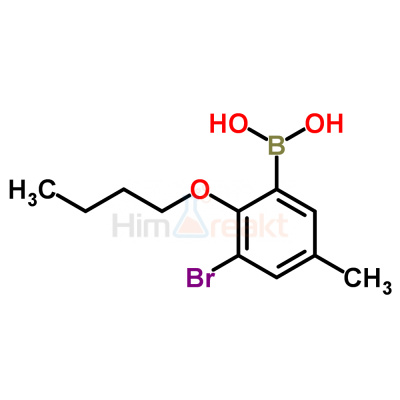 3-Бром-2-бутокси-5-метилфенилборная кислота