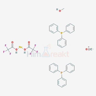 Карбонилбис(трифторацетато)бис(трифенилфосфин)рутений(II) метанол аддукт