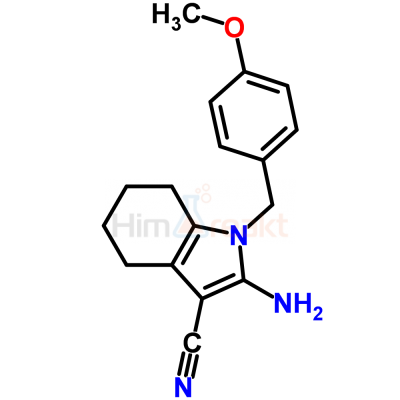 2-Амино-1-(4-метоксибензил)-4,5,6,7-тетрагидро-1H-индол-3-карбонитрил